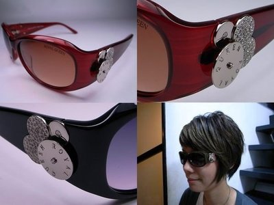 信義計劃 眼鏡 ROYAL QUEEN 日本皇冠 太陽眼鏡 齒輪軸 水鑽 膠框 可配 抗藍光 多焦 sunglasses