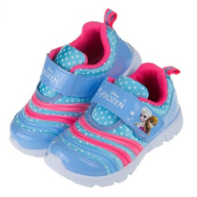 童鞋/Disney冰雪奇緣水藍色透氣兒童毛毛蟲運動鞋(16~21公分)B7E206B