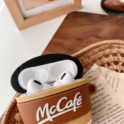 全館免運 耳機保護套麥當勞咖啡杯耳機套耳機硅膠軟殼 可開發票