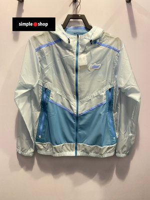【Simple Shop】NIKE RUN 半透明 運動外套 訓練 慢跑 跑步 薄外套 藍色 男款 DD5392-366