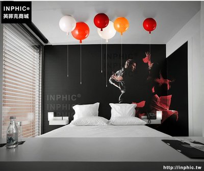 INPHIC- 彩色氣球燈吸頂燈現代簡約創意臥室床頭幼稚園卡通兒童房間吸頂燈-A款_S197C