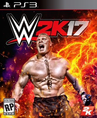 WWE 2K17 PS3 PlayStation 3 美國職業摔角遊戲