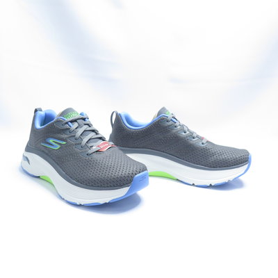 Skechers MAX CUSHIONING ARCH FIT 女跑鞋128308WGYBL 灰【iSport】