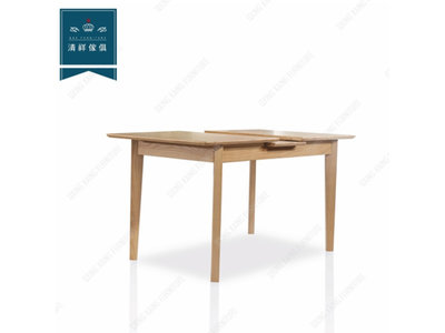 【新竹清祥傢俱】NRT-01RT12-北歐梣木延伸餐桌(不含椅) 設計 伸縮餐桌 洽談桌 餐廳 日系