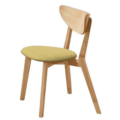 【HB512-03】馬可本色綠布餐椅
