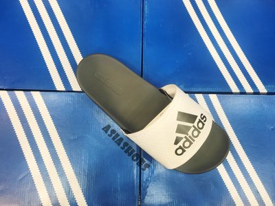 帝安諾-Adidas Adilette CF+C 男鞋 軟底 運動拖鞋 白灰 S79263