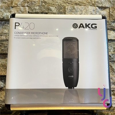 分期免運 贈專用線材/硬盒/避震架 AKG P420 雙震模 電容式 麥克風 多指向性 收音 大震模 樂器 弦樂 公司貨