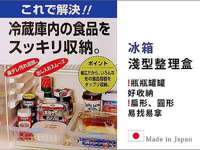 BO雜貨【SV3536】日本製 冰箱淺型防髒好拿好收整理盒 收納盒 冰箱收納 廚房收納