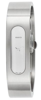 GUCCI YA024508 古馳 手錶 40×14mm 銀色面盤 手環錶 男錶 女錶