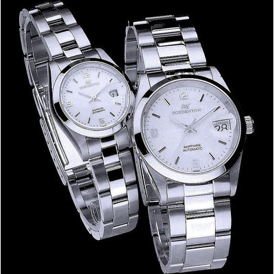 「官方授權」ROSDENTON 勞斯丹頓 男 世紀經典機械腕錶-白(98520M-W4)