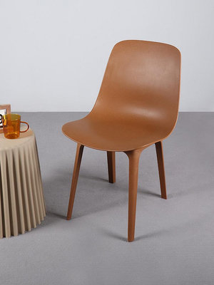 北歐簡約塑料椅子家用書桌椅網紅馬卡龍靠背餐椅現代ins創意凳子