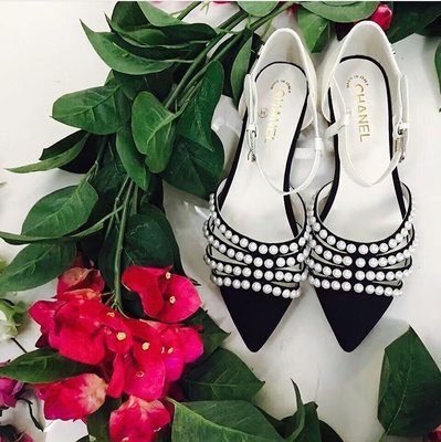 【COCO 精品專賣】Chanel G31892 Ballerines 珍珠 低跟鞋 37.5 現貨