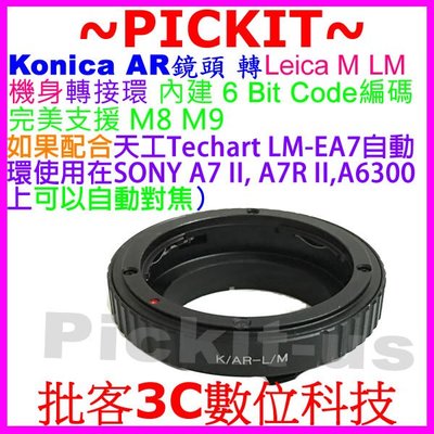 KONICA AR Hexanon鏡頭轉Leica M LM相機身轉接環AR-LM KONICA-LM KONICA-M