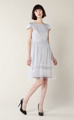JILLSTUART 銀灰色 3穿 紗裙 (可拆式）洋裝 M號 全新  ANATELIER/UNTITLED 參考
