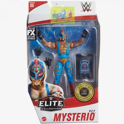 ☆阿Su倉庫☆WWE摔角 Rey Mysterio Elite 88 Figure 619最新款精華版人偶附偶衣配件