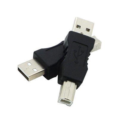 USB轉接頭A母轉B公 USB公轉打印母口 轉換頭USB母轉打印母打印頭