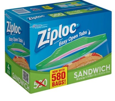 (漾霓)-代購~ 2盒優惠~ Ziploc 可封式三明治保鮮袋 每盒580入-1158369 (代購商品 下標詢問現貨)