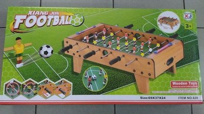 小羅玩具批發-益智遊戲 桌遊玩具 超大組桌上型木制足球台 手足球台 足球檯(628)