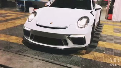 Porsche保時捷911改裝大包圍卡雷拉991.2改裝GT3碳纖維前杠前包圍 /請議價