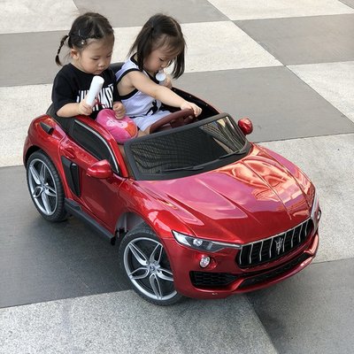 佳佳玩具 --- 瑪莎拉蒂 雙人座 兒童電動車 電動汽車 童車 跑車 雙電雙驅【CF148809】