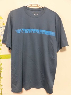 衣市藍~Columbia 排汗短袖T恤 (L~) (210627)