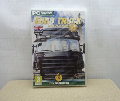 英國版 PC 電腦遊戲 Euro Truck Simulator GOLD ETS 歐洲卡車模擬 黃金版 全新未拆