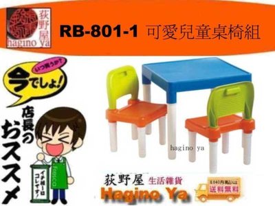 荻野屋 RB-801-1 1桌2椅/可愛兒童桌椅組/遊戲桌椅/功課桌椅/小朋友書桌/RB8011/直購價