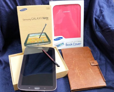 Samsung Galaxy Note 8.0 GT-N5100 16GB 平板電腦（可打電話，支援3G SIM卡）、原廠皮套*2