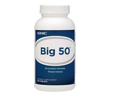 【PHS】GNC 必康 維他命B群 B-Complex BIG150 (素食) B150-100 (白瓶新裝)