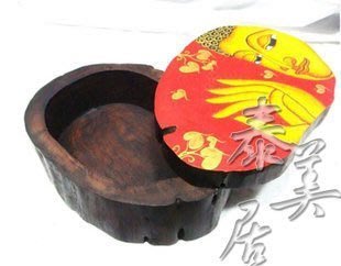 【熱賣精選】泰國進口木雕工藝品 東南亞風格 工藝擺件 家裝飾品佛手首飾盒