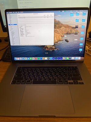 Macbook pro 16吋 i9/32G/1TB保固到2023/6月