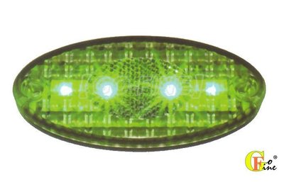 【GO-FINE 夠好】汽車led 車用led燈4LED燈 白殼綠光E.T. ET 燈 3線2段 LED側燈 尾燈 後燈