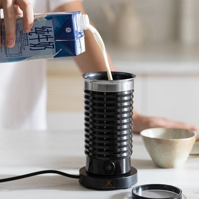 現貨 奶泡機全自動打奶器電動智能冷熱家商用咖啡機拉花加熱牛奶奶泡器~特價
