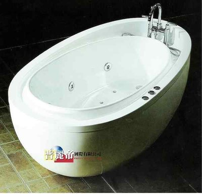 《普麗帝國際》◎衛浴第一選擇◎壓克力玻璃纖維蛋型浴缸PTJ-227(一般/按摩浴缸皆可)