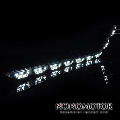 13-16Hyundai現代新 Santa Fe DM專用改裝流動式LED大燈淚眼呼吸模式 韓國進口汽車內飾改裝飾品 高
