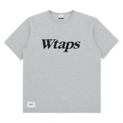 Wtaps design ACADEMY TEE  灰色 logo 短t
