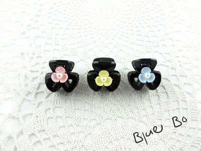 ~*BlueBo*~Korea 韓國飾品 花朵蝴蝶結造型小鯊魚夾/小抓夾~2cm