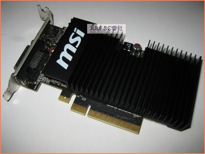 JULE 3C會社-微星MSI GT710 1GD3H LPV1 DDR3/低耗電/短檔板/短版/良品/PCIE 顯示卡