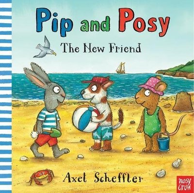 ＊小貝比的家＊PIP AND POSY : THE NEW FRIEND/平裝/3~6歲/友誼/書籍內含 QRcode