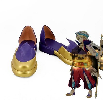 【精選】編號3940fate grand order caster吉爾伽美什 COS鞋 COSPLAY鞋