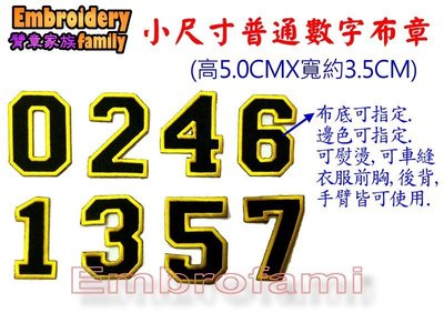 客製高4 0和5 0cm小尺寸數字字母布章訂做diy數字球衣背號10片 普通布同色 Yahoo奇摩拍賣