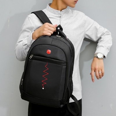 手提包電腦包公事包時尚潮流商務電腦雙肩背包新款個性學生書包大容量外出背包