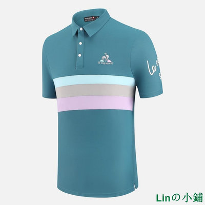 新款推薦 高爾夫服裝男士翻領公雞T恤速乾透氣上衣戶外運動Golf球男球衣 WGA4 可開發票