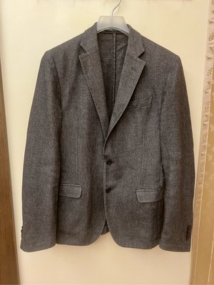 Polo Ralph Lauren 義大利製 西裝 外套 夾克 深灰 48號