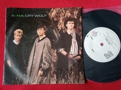 原版七吋單曲/a-ha：cry wolf/歐洲版/NM-