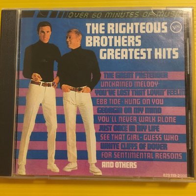 *愛樂熊貓*The Righteous Brothers正義兄弟Greatest Hits寶麗金早期版(無ifp)絕版