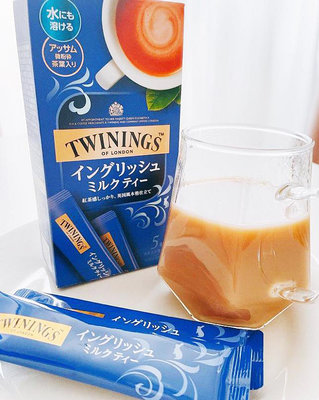 日本進口片岡物產 Twining 阿薩姆英式奶茶即溶沖泡5入--秘密花園
