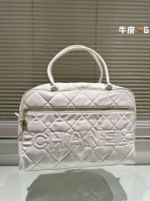 【二手】純皮   Chanel 新品 機場大包 枕頭包  陳太太葉莎同款 頭層牛皮