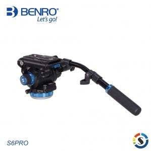 全新 百諾 BENRO S6PRO 專業攝影油壓雲台  承重:6kg   S6 PRO 公司貨