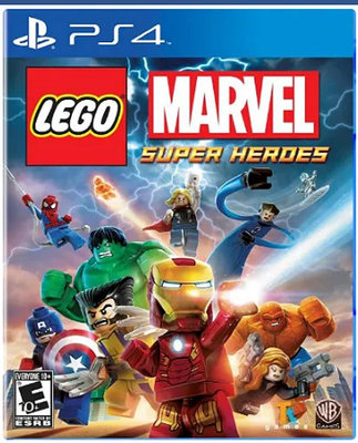 PS4美版中古品- 樂高-驚奇超級英雄 Lego Marvel Super Heros (英文版)